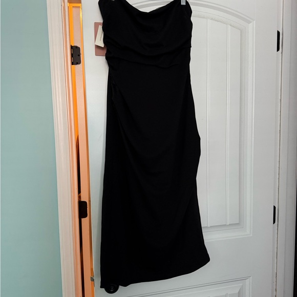 bhldn hayden strapless stretch crepe midi dress Bhldn Dresses | Bhldn Hayden Strapless Stretch Crepe Midi Dress X Anthropologie | Color: Black | Size: M